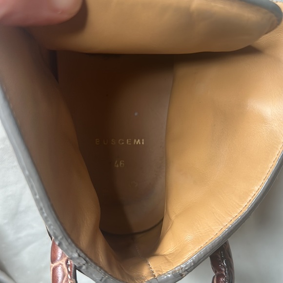 Buscemi Crocodile high top sneakers - Picture 3 of 5